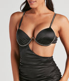 The Some Nights Satin Rhinestone Dress is a unique party dress to help you create a look for work parties, birthdays, anniversaries, or your next 2023 celebration!