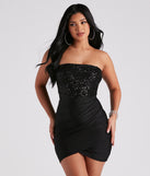 Cue The Sparkle Sequin Short Dress