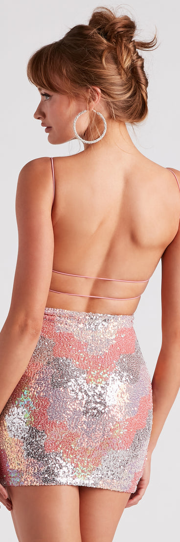 Hit The Bar Sequin Mini Dress