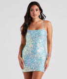 Glam Up Your Look Sequin Mini Dress is a gorgeous pick as your 2023 Homecoming dress or formal gown for wedding guest, fall bridesmaid, or military ball attire!