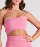 A Little Glitz And Glamour Rhinestone Trim Midi  Pink Prom Dress is a gorgeous pick as your 2023 prom dress or formal gown for wedding guest, spring bridesmaid, or army ball attire!