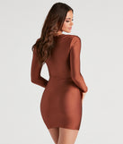 The Twist It Right Cutout Mini Dress is a unique party dress to help you create a look for work parties, birthdays, anniversaries, or your next 2023 celebration!