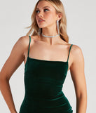 The Crowd Pleaser Velvet Short Dress is a unique party dress to help you create a look for work parties, birthdays, anniversaries, or your next 2023 celebration!