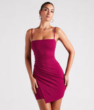 Spoonful of Sultry Crepe Wrap Mini Dress creates the perfect summer wedding guest dress or cocktail party dresss with stylish details in the latest trends for 2023!