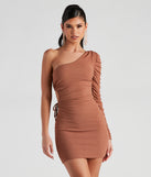 You’ll make a statement in Arm Candy One Shoulder Mini Dress as an NYE club dress, a tight dress for holiday parties, sexy clubwear, or a sultry bodycon dress for that fitted silhouette.