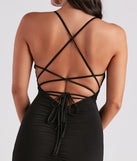Keep It Sultry Strappy Bodycon Mini Dress