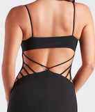 Head Turner Strappy Cutout Mini Dress