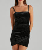 Force Of Sparkle Glitter Strappy Party Dress