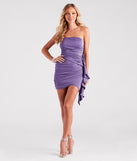 Shake 'N' Shimmer Glitter Ruffle Party Dress