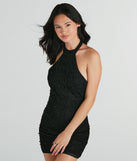 Take Notice Beaded Bodycon Mesh Mini Dress creates the perfect summer or fall wedding guest dress or cocktail attire with chic styles in the latest trends for 2024!