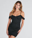 Light Up The Night Glitter Mini Dress