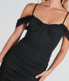 Light Up The Night Glitter Mini Dress