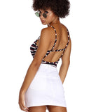 Stripin' Knit Down Bodysuit