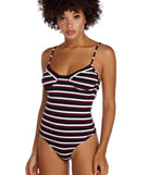 Stripin' Knit Down Bodysuit