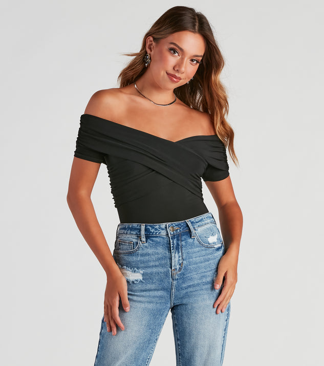With fun and flirty details, Simple Perfection Bodysuit shows off your unique style for a trendy outfit for spring or the summer season!