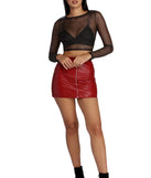 With fun and flirty details, Gleaming With Glam Crop Top shows off your unique style for a trendy outfit for the summer season!