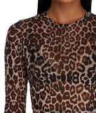 With fun and flirty details, Run Wild Long Sleeve Crop Top shows off your unique style for a trendy outfit for the summer season!