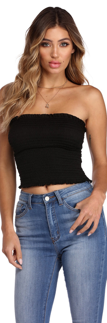 Smock It Up Tube Top