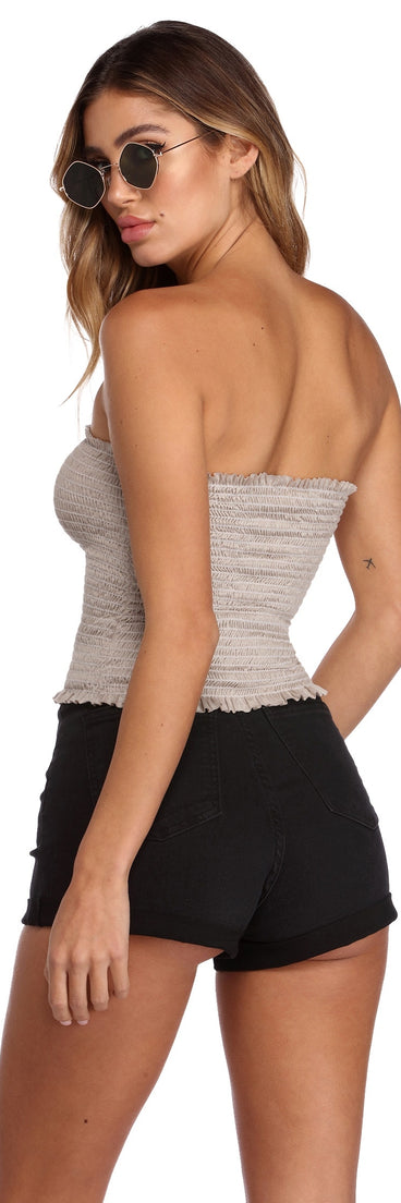 Smock It Up Tube Top