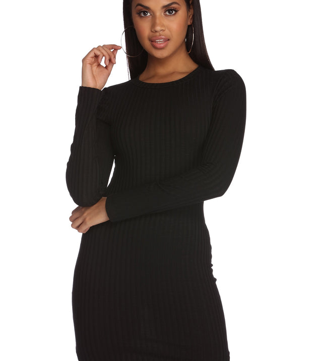 Always On Knit Mini Dress