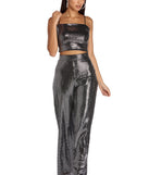 Disco Lights Cropped Tank Top