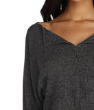 Lounge Around Pullover Crop Top