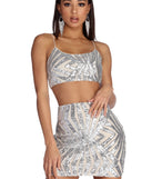 Glimmer And Shimmer Crop Top