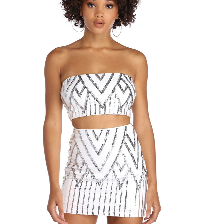 Among The Stars Crop Top