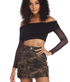 Off With The Mesh Crop Top for 2022 festival outfits, festival dress, outfits for raves, concert outfits, and/or club outfits