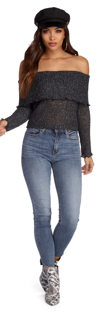 Set Me Off Knit Top