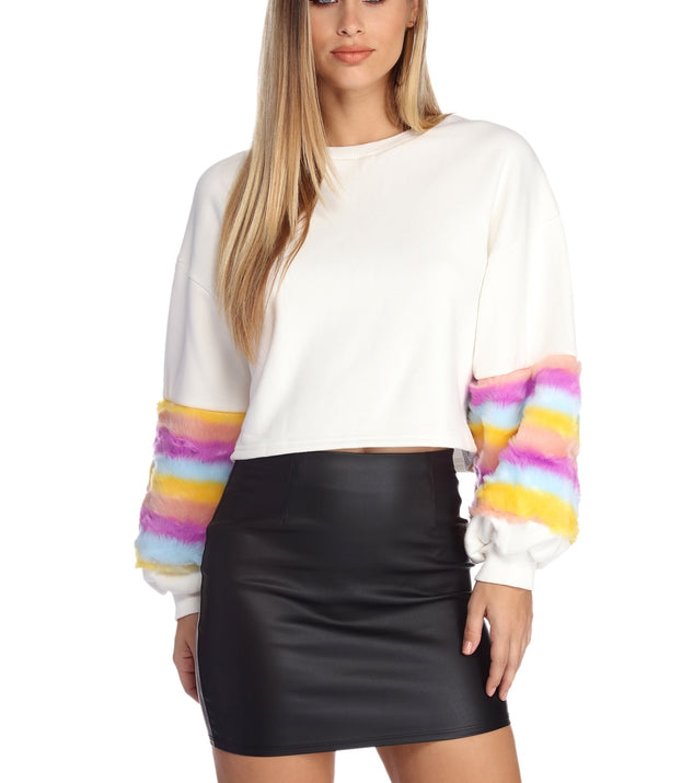 Unicorn Style Pullover Top