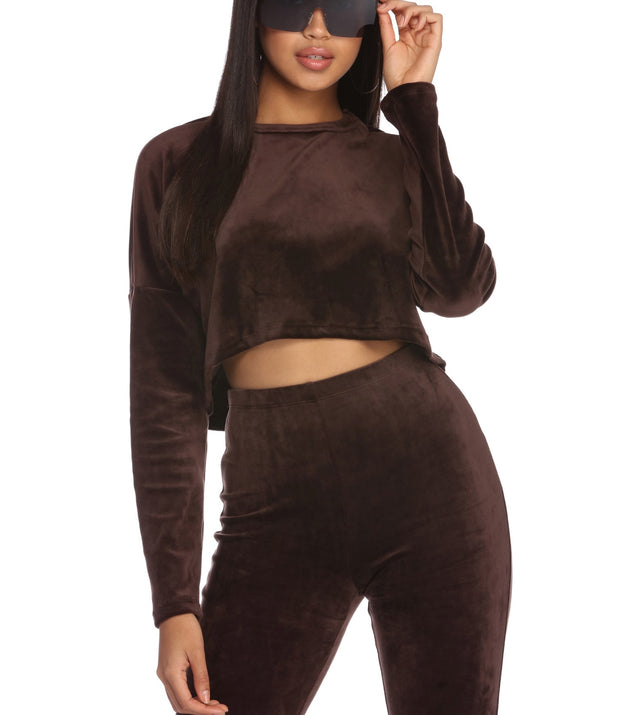 Glam And Sporty Crop Top