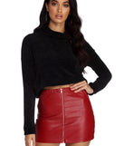 Corduroy Cropped Sweater
