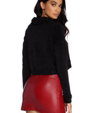 Corduroy Cropped Sweater