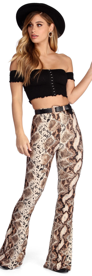 Sassy And Smocked Crop Top