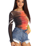 All Meshed Up In Color Top for 2022 festival outfits, festival dress, outfits for raves, concert outfits, and/or club outfits