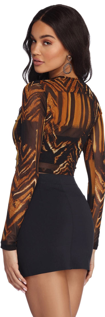 In The Wild Crop Top