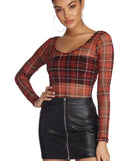 Plaid And Simple Bodysuit