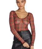 Plaid And Simple Bodysuit