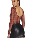 Plaid And Simple Bodysuit
