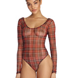 Plaid And Simple Bodysuit