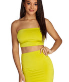 With fun and flirty details, Say It Loud Tube Top shows off your unique style for a trendy outfit for the summer season!