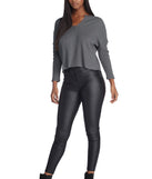 Break Loose Knit Top