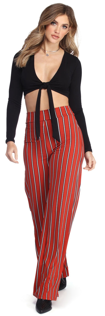 Trendy Ties Crop Top