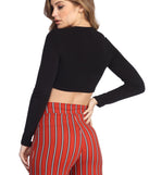 Trendy Ties Crop Top