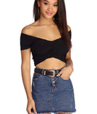 Sweet Thing Ruched Crop Top