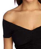 Sweet Thing Ruched Crop Top