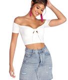 Tied And Sweet Crop Top