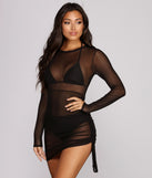 Mesh With Me Cover Up for 2022 festival outfits, festival dress, outfits for raves, concert outfits, and/or club outfits