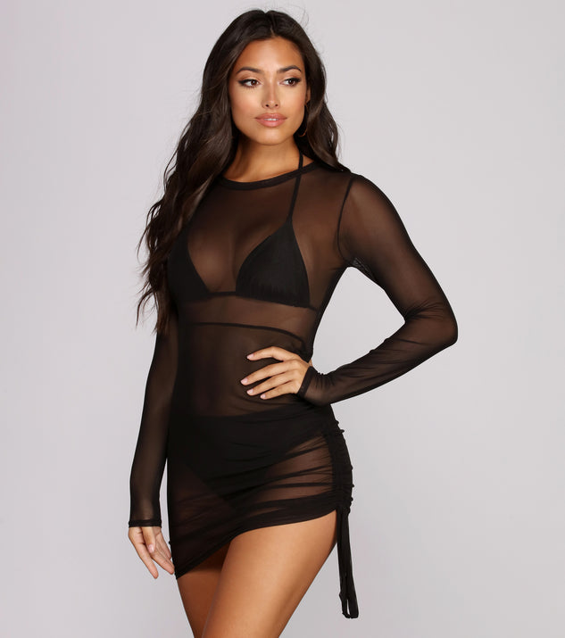 Mesh With Me Cover Up for 2022 festival outfits, festival dress, outfits for raves, concert outfits, and/or club outfits